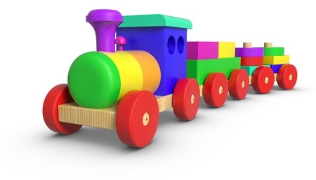 WWooden Toy Train